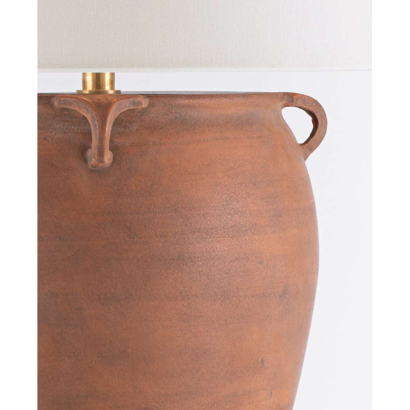 Fasano Table Lamp, Natural Terracotta