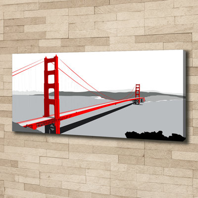 San Francisco Bridge - Wrapped Canvas Print