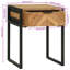 40cm W Solid Wood Bedside Table