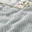 Jeté en tricot gaufré - couverture décorative légère respirante 50 "x 60" pour canapé, canapé et lit - Jeté Coho Farmhouse - lavable à la machine, gris clair-121671097