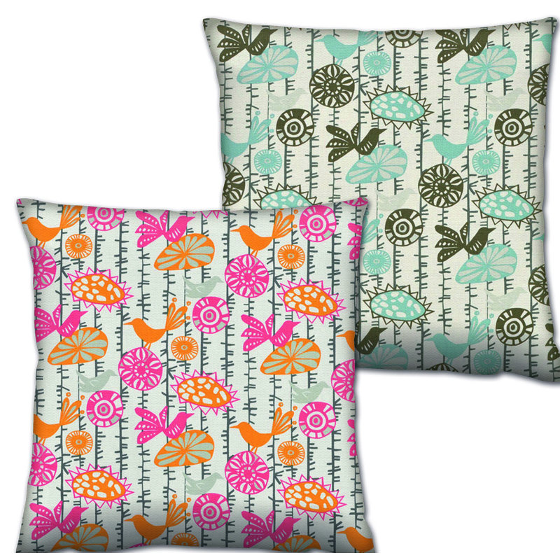 Housse et insert de coussin décoratif intérieur / extérieur Dolence