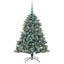 Artificial Christmas Tree with 150 LEDs 85 x 85 x 120 cm-2045842379
