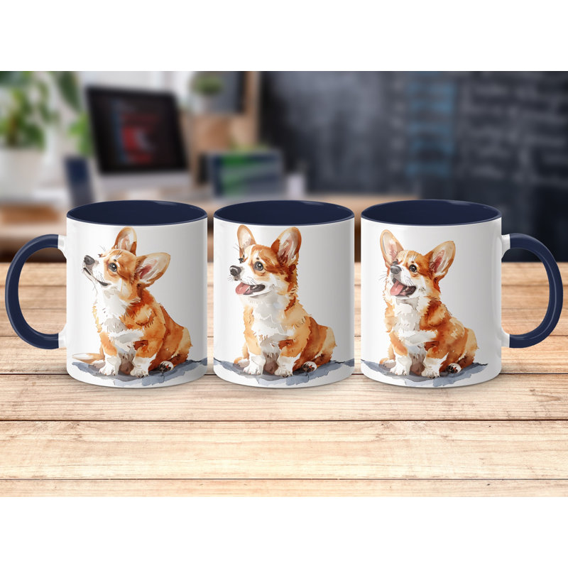 Mug, 3, Navy