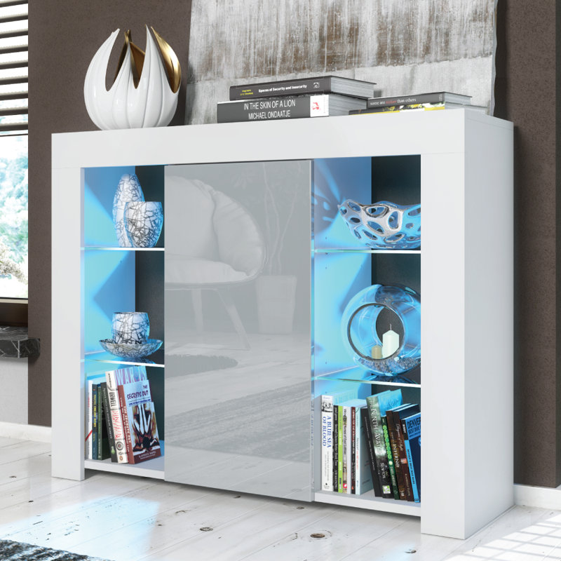 Bethellen Sideboard, White/Grey