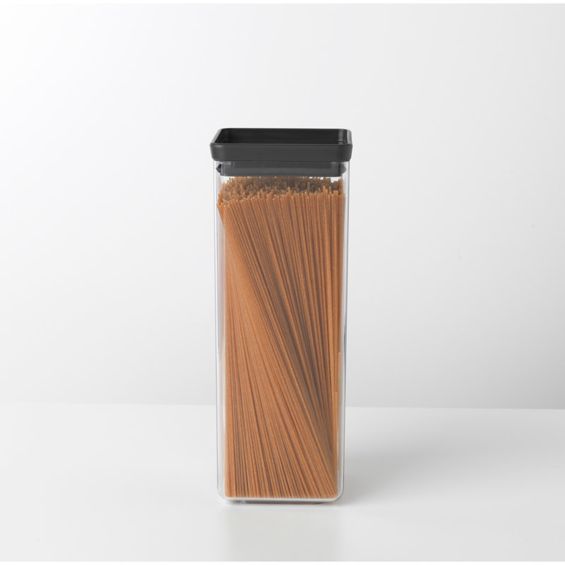 Brabantia Tasty + 2.5ml Stackable Canister, Dark Grey