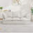 " modern deep seat 3-seater cloud sofa with 2 armrest pillows, chenille fabric, comfortable for living room-607434706