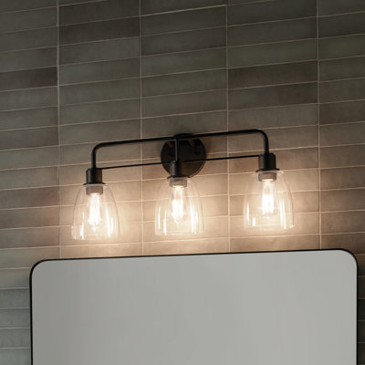 Meller 3-Light Industrial Inspired Vanity Light