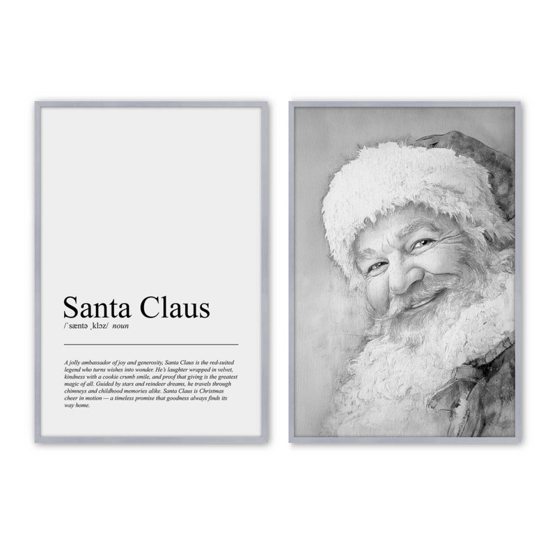 «Old Saint Edition», ensemble de 2 reproductions d'art, H 15,5 po x l 25 po, Chrome poli