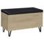Clackamas Smoked Oak 2-Door Storage Bench-1432097408