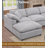 Wilroy 6-Piece Reversible U-Shaped Sectional-759022785