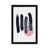 Black Floater Framed
