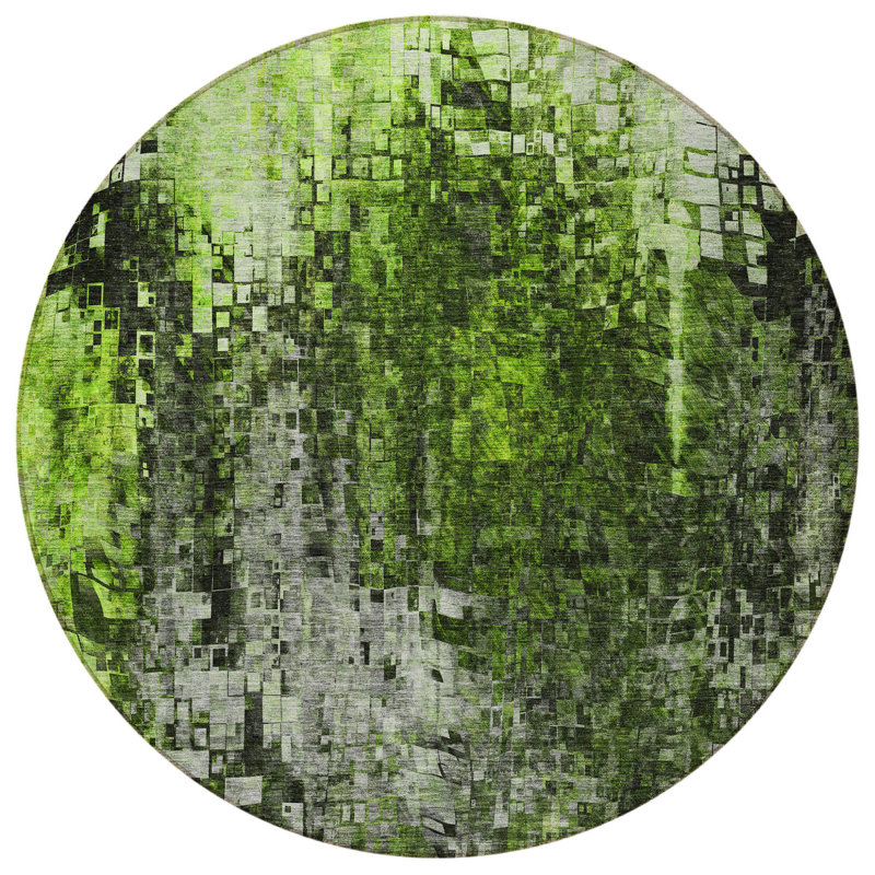 Tapis extérieur rond rond 8 po