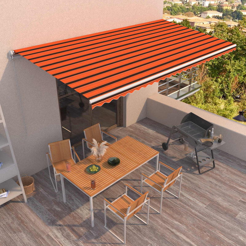 Dakota Fields 600 cm W x 350 cm D Retractable Patio Awning