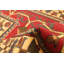 Tapis rouge foncé en laine noué à la main 2 pi 9 po x 9 pi 11 po Kargahi