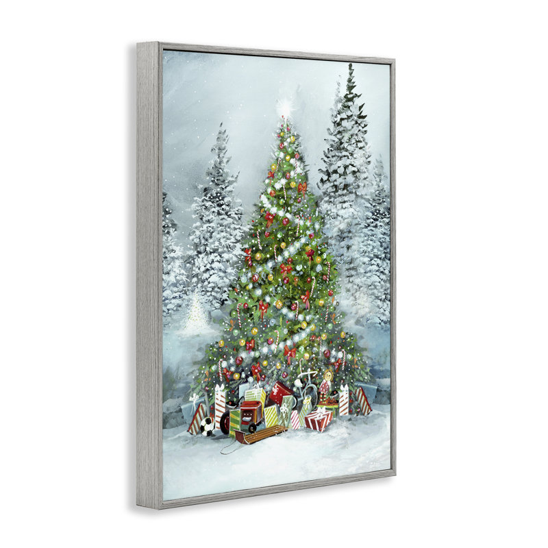 «Mistletoe Kisses», art de la giclée encadrée par Ruane Manning, Estampe numérique Farmhouse, H 30 po x l 20 po