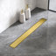 36" Modern Shower Linear Drain Black