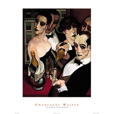Reproduction d’art sur papier, « Champaign garçon » par Juarez Machado