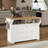 Large Kitchen Island With 2 Drop Leaf (Not Include Stools)