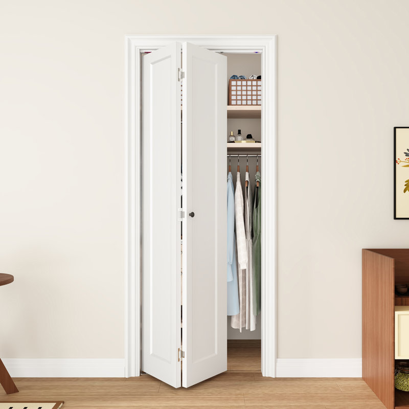 Porte de placard pliante 30 po x 80 po 1 panneau, 30 po x 80 po 