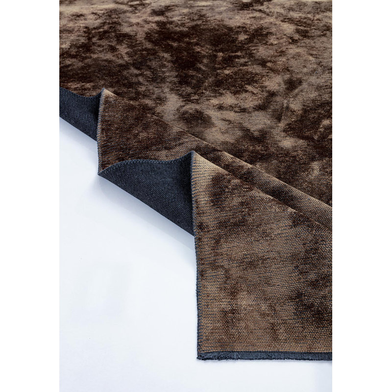 Rapture Abstract Flatweave Mink Brown Area Rug, Rectangle 7'10" x 11'2"