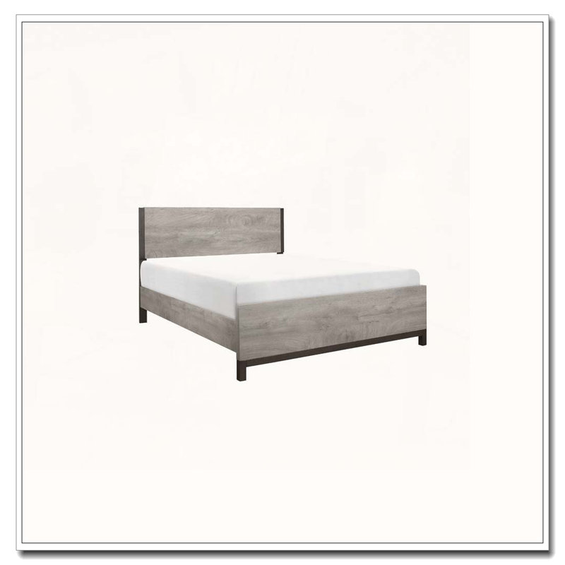 Lit plateforme en bois
