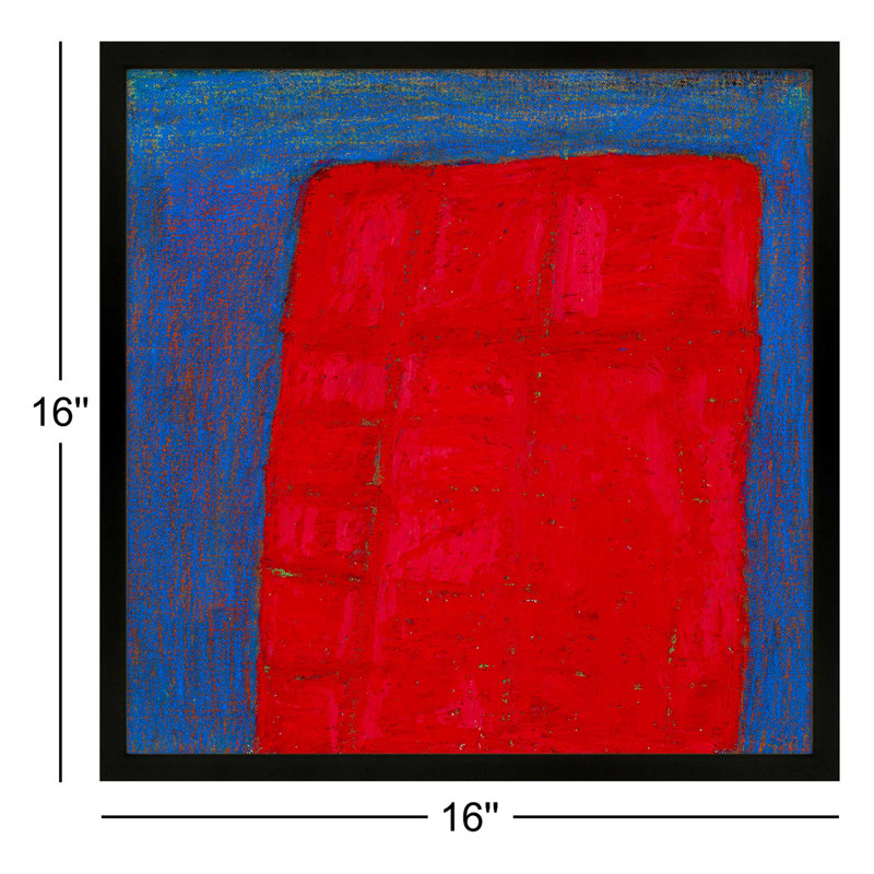Drian " Beacon " by Stephanie Dennis, Black, 16" H x 16" W  x 1.25" D