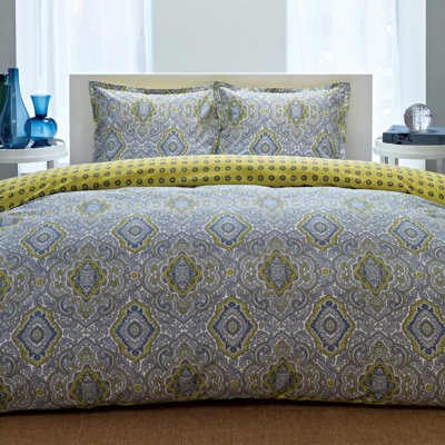 Ensemble de housse de couette réversible moderne et contemporain Milan
