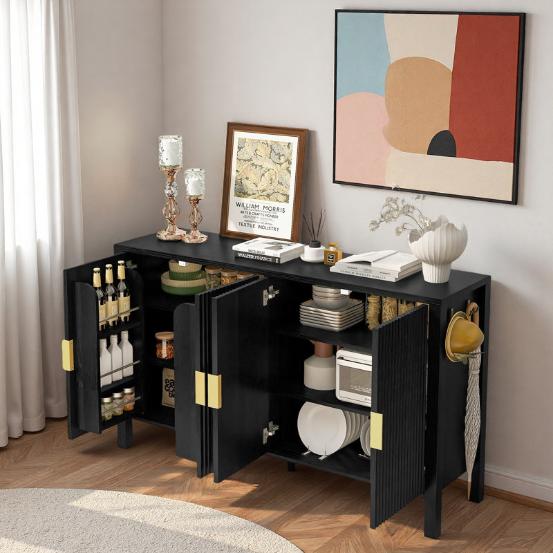 Buffet Modern, Noir