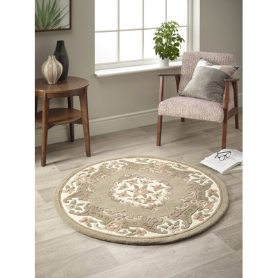 Comfort Oriental Wool Hand Woven Beige