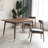 Brown Rectangular Solid Dining Table For Dining Room/Kitchen-699864406
