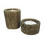 Unscented Jar Candle with Wood Holder-36903612