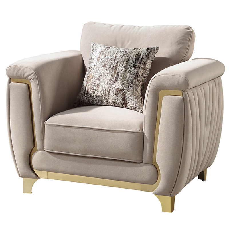 Chaise Lavern taupe, Polyuréthane taupe