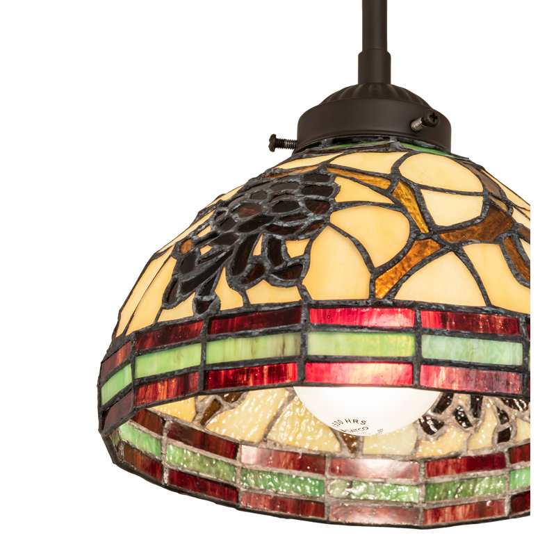 Luminaire suspendu en forme de pomme de pin l 7,5 po