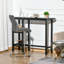 Buffet moderne de service avec console de rangement et tablette latérale