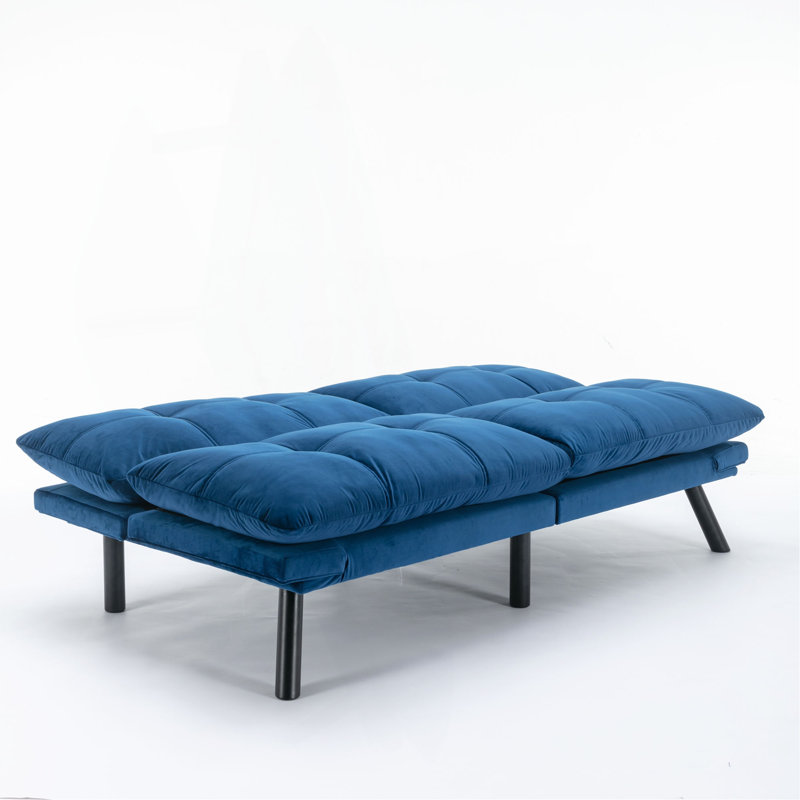 Canapé-lit pliant convertible bleu marine