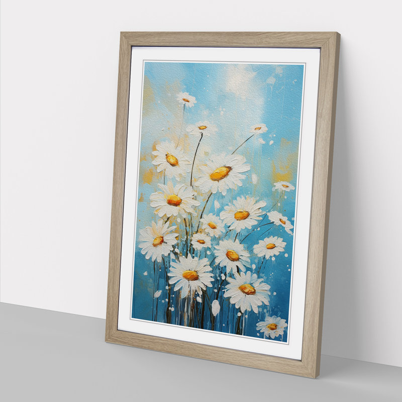 Single Picture Frame Print on Wood, Oak Framed, 64cm H x 46cm W