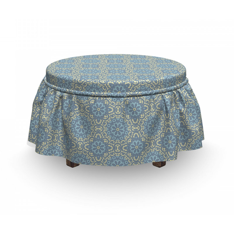 Housse pour repose-pieds tuile de tourbillon eastern