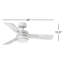 Peppadew 44'' Ceiling Fan with LED Lights-58697473