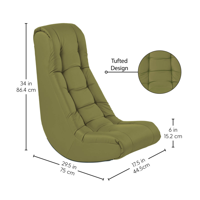 Tufted Soft Rocker, Fern Green