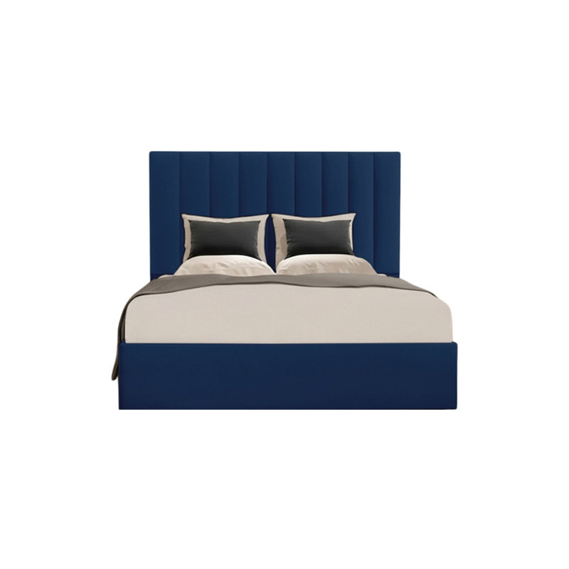 Besar Upholstered Ottoman Storage Bed, Double (4'6), Parliament