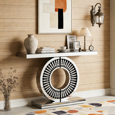 Table console avec miroir et miroir