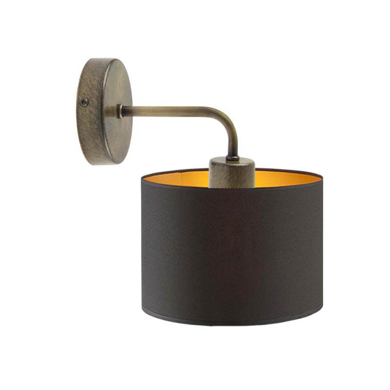 Reiban Steel Armed Sconce, Black