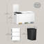 Steel Step On Kitchen Trash Can - 45L
