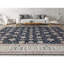 Ziegler Hand-Knotted High-Quality Black and Beige Area Rug