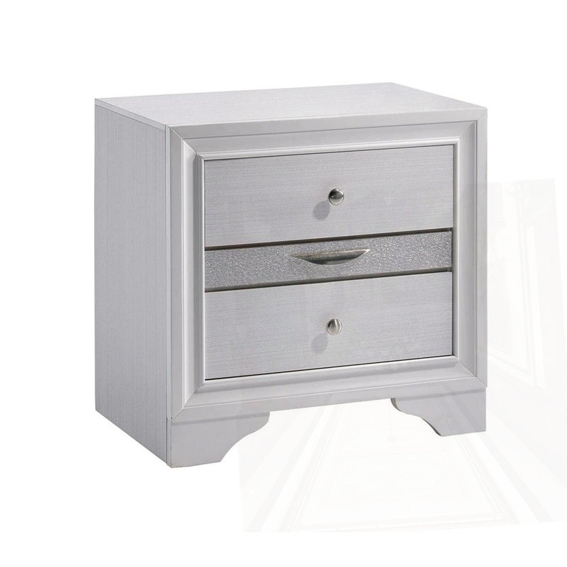 Table de chevet contemporaine, White
