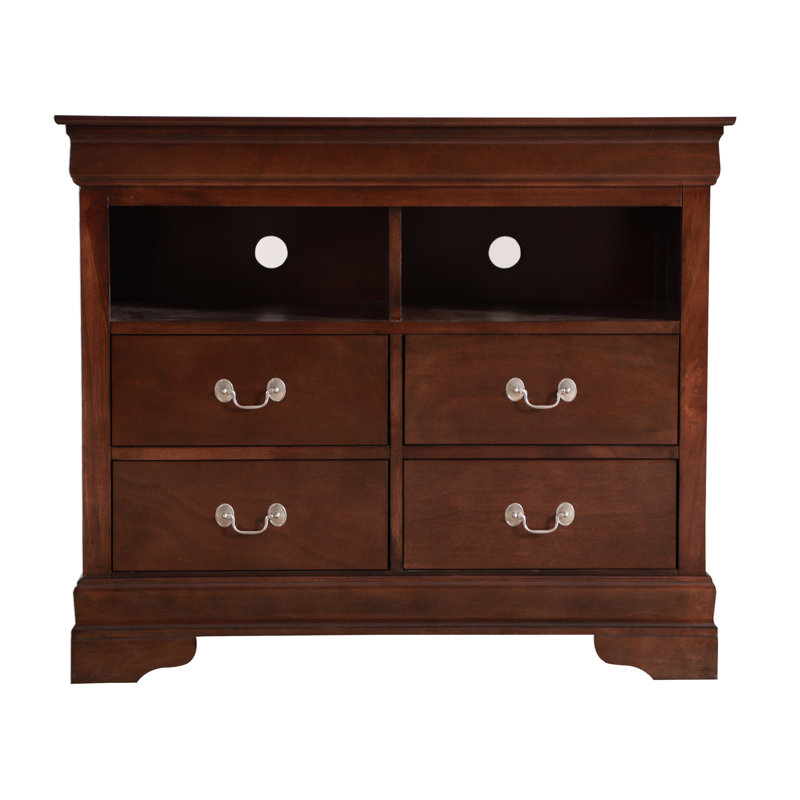 Commode média Louis Phillipe G3100-TV, Cappuccino