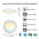 4in. 90CRI 2700-5000K 5CCT Selectable and Dimmable Integrated LED Recessed Ceiling Light Disk Light