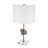 Table Lamp With White Drum Shade