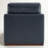 Benten Wide Swivel Arm Chair-210881394