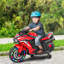 Utilisation à distance de vélos pour enfants de 41,7 po x 20 po x 25 po et chevauchant un espace extérieur en ABS rouge d'une longueur de 42 po